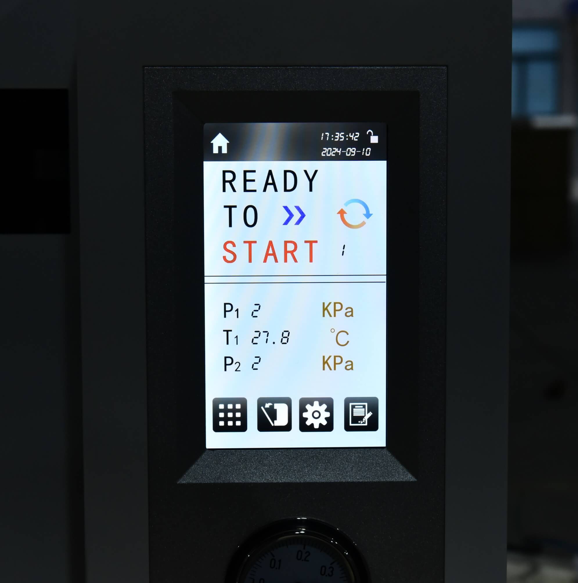 ST-B60PV (6) Vacuum Autoclave display