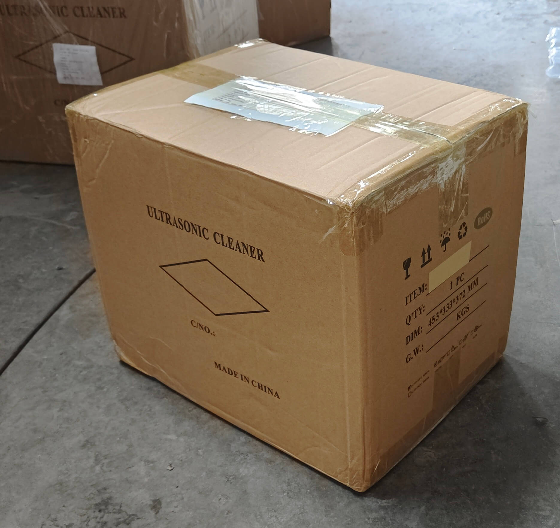 Digital Ultrasonic Cleaner package