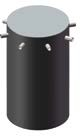 Stainless steel drying chamber
